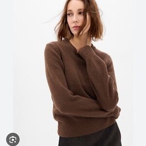 Gap Brown Crewneck Sweater, Size Large Regular